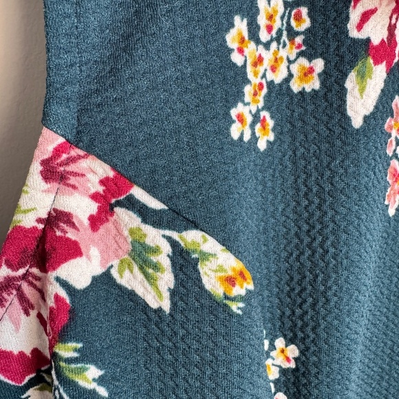 SMAK Parlour Women's Sleeveless Babydoll Collared Floral Print Dress Y2K Green S - Picture 5 of 14